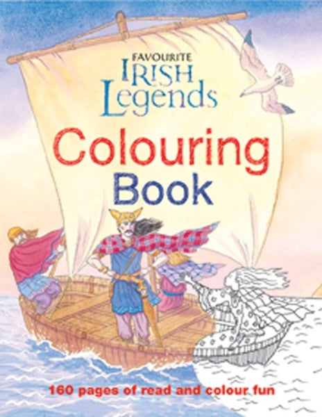 Irish Legends for Children Colouring Book-9780717149711