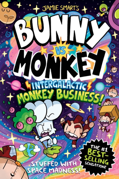 Bunny vs Monkey: Intergalactic Monkey Business! (a Phoenix Comic Book, from the million-selling Jamie Smart, Illustrator of the Year)-9781788453271