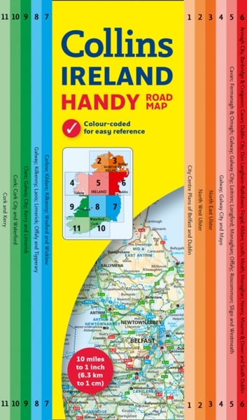 Collins Handy Map Ireland-9780008183745
