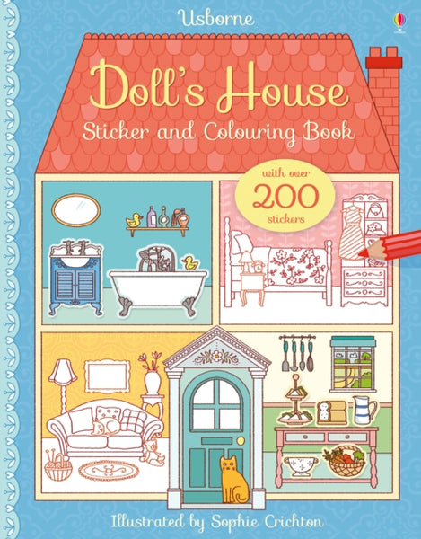 Doll's House Sticker and Colouring Book-9781409597490