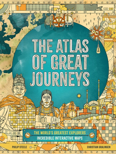 The Atlas of Great Journeys : The Story of Discovery in Amazing Maps-9781783125104