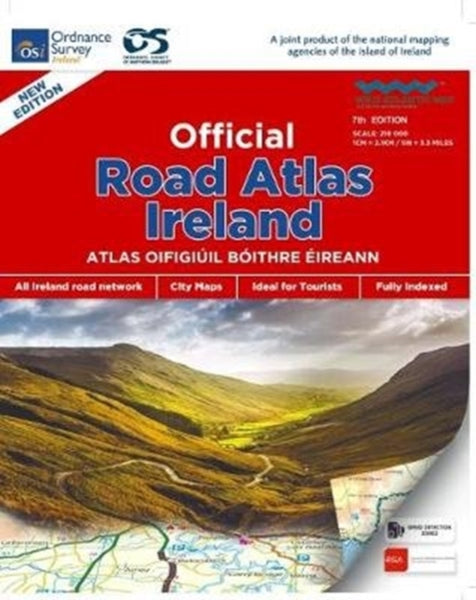 Official Road Atlas Ireland-9781908852830